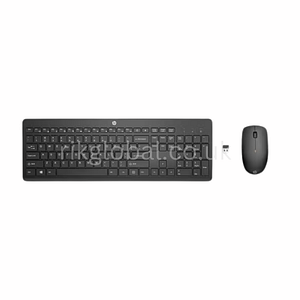 HP 235 Wireless Keyboard & Mouse Combo - Black, 1600 DPI, Long Battery Life