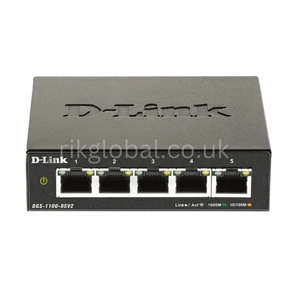 D-Link DGS-1100-05V2 5-Port Managed Ethernet Switch