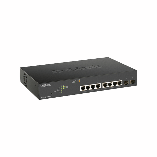 D-Link DGS-1100-10MPV2 10-Port PoE+ Gigabit Smart Switch